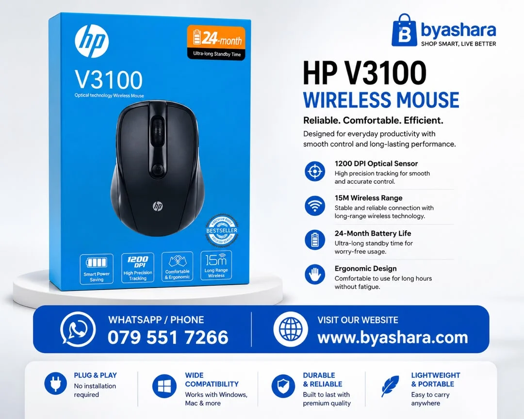 MOUSE HP V3100 WIRELESS