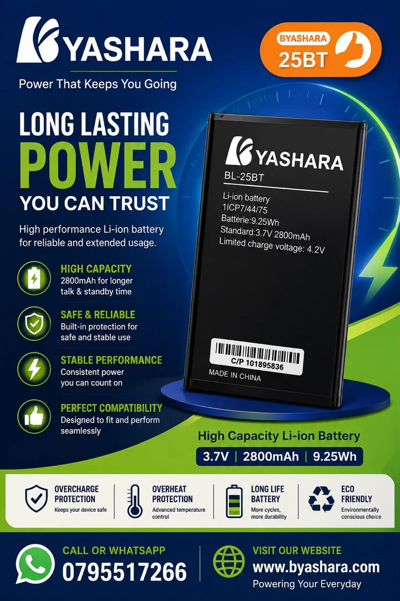 BATTERY T528 BYASHARA